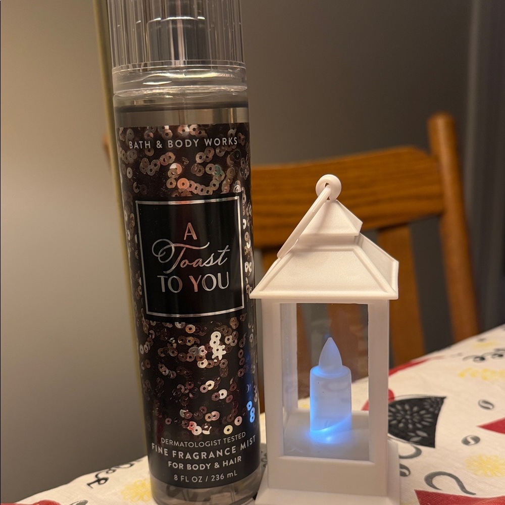 Bath & Body Works A Toast to You Fragrance Mist - Black and White